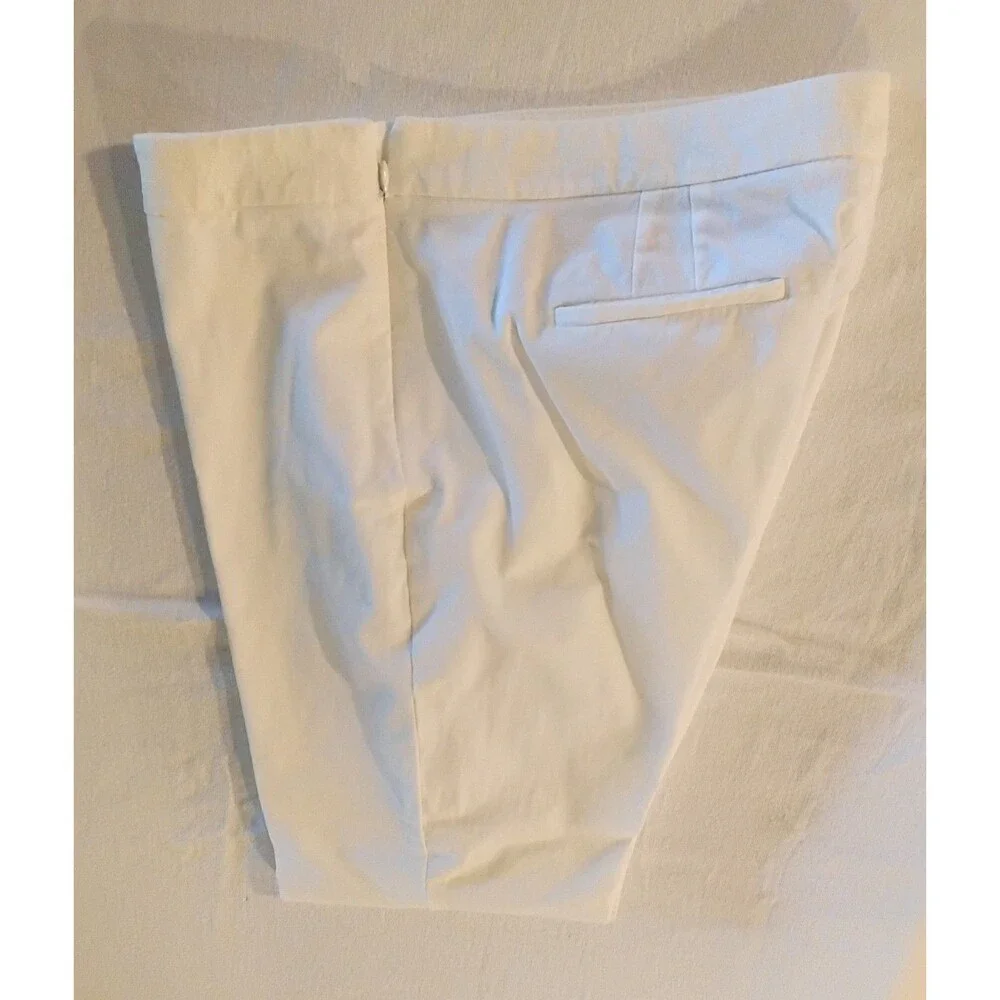 Talbots Women's Chatam Ankle Pants  With  Side Zipper Flat Front Size 14 Petite